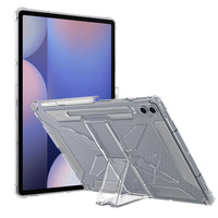 Casing Transparan untuk Samsung Galaxy Tab S12 S11 Ultra 14.6" S10 dengan Tempat Pena, Ringan, TPU Lembut, Anti Guncangan, Pelindung