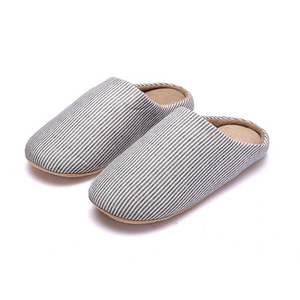 <span class=keywords><strong>Zapatillas</strong></span> de algodón cálidas a rayas <span class=keywords><strong>para</strong></span> interiores, calzado silencioso antideslizante <span class=keywords><strong>para</strong></span> <span class=keywords><strong>casa</strong></span>, <span class=keywords><strong>para</strong></span> invierno - Product Image 2