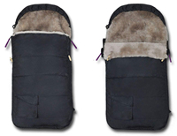 Gigoteuse d'hiver pour poussette bébé en fourrure de vison de luxe, taille unique, sac de couchage chaud pour bébé, sac de couchage pour poussette