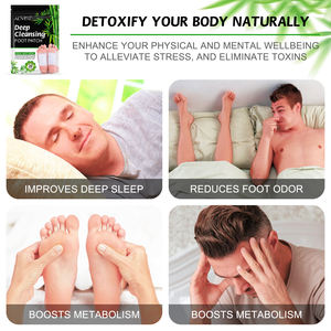 肝臓フットパッチデトックスディープクレンジング脱力足パッチIimproves用深い睡眠 - Product Image 4