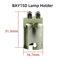 Support d'ampoule de frein BAY15D, douille de feu stop latéral BAY15D