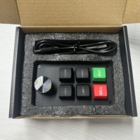 Teclado Personalizable con Macros para Oficina, Copiar y Pegar, Dibujo en PS, Control de Audio en PC, Ajuste de Volumen para Esports, Teclado para Trading de Acciones