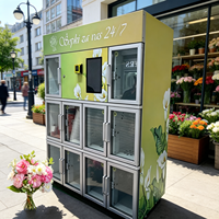 Distributeur automatique de fleurs intelligent de grande capacité pour l'entrée du parc