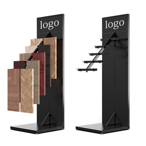 Bảng gỗ hiển thị đá chủ đá cẩm thạch đá Granite Kệ loại sàn in logo kim loại hiển thị đứng - Product Image 3