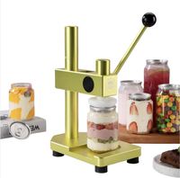 Scelleuse manuelle robuste non rotative pour canettes de lait, de thé, de jus et de boissons