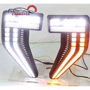 Accesorios de CARMATES, indicador intermitente secuencial, lámpara de señal de giro, luz LED de posición lateral delantera para FORD 2021 F150 Raptor - Product Image 4