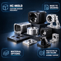 Boîtier de vision industrielle sur mesure usiné CNC pour capteur LiDAR et support de caméra robotique, fabrication OEM selon dessin