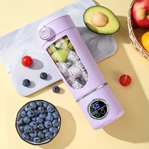 Taşınabilir narenciye sıkacağı 700ML elektrikli meyve suyu şişesi yüksek hızlı sebze meyve karıştırıcı Mikeshake & Smoothie için 12 bıçakları ile