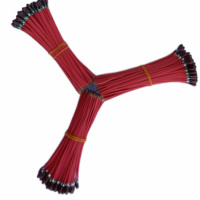 Feux d'artifice à effets d'étincelles électriques rouges de 10 cm, en plastique/cuivre, avec télécommande, certifiés CE, haute qualité