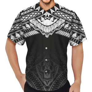 Camiseta de Béisbol con Estampado Tribal de Tonga, Islas del Pacífico, Estilo Reggae Negro, Camiseta Informal para Hombre, Camiseta de Manga Corta para Hombre - Product Image 2