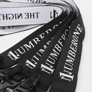 High Quality Custom Jacquard Weave Keychain <b>Lanyards</b> Woven Neck Strap Quick Release Buckle Heavy Duty <b>Lanyard</b> - Product Image 3