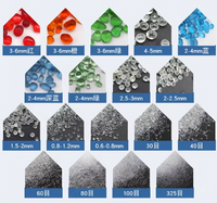 Perles de verre micro-sphériques pour le sablage industriel, certifiées ISO9001 et CE, 40-70 mesh, pour le nettoyage de surfaces
