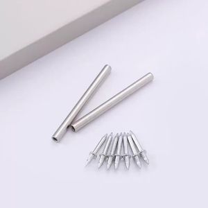 Clavo de doble punta para zócalo YSEO YS-032, clavo de garra bidireccional de alta resistencia plateado-blanco para fijación en madera - Product Image 2