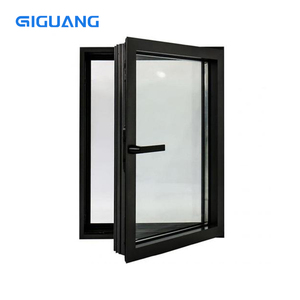 QIGUANG NFRC Vente en gros USA Résidentiel Cadre en aluminium Double vitrage Fenêtres extérieures pour la maison Isolation thermique Fenêtres à battants - Product Image 2