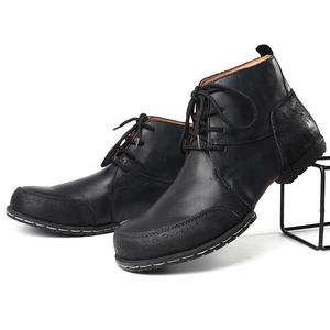 Botas Formales Italianas de Cuero para Hombre, OEM 38-48, de PU Artificial, Goma EVA, Negras, Estilo Clásico - Product Image 3