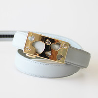 Ceinture pour femme avec boucle 2.5cm