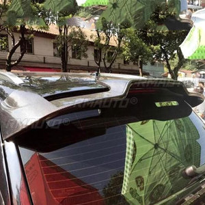 For Audi Q7 2006-2013 Rear Trunk Lid Spoiler Window Top <b>Wing</b> FRP High Puality Carbon Fiber Material Automotive Accessories <b>Black</b> - Product Image 4