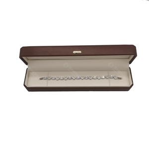 Boîte à bijoux vide de luxe en cuir PU pour ensemble de bijoux (bague, boucles d'oreilles, pendentif, collier) - Product Image 3