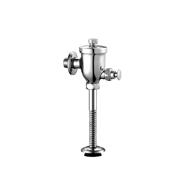 High Quality Eco-Friendly Water Saving Brass Push Button Self-Closing Urinal Flush Valve for Hotel Use
