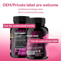 Gummies véganes OEM pour l'amélioration extrême des fesses plates, avec effet liftant pêche, pour une courbe plus volumineuse et une croissance des fesses et des hanches, best-seller