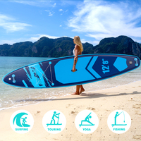 FUNWATER Planche de paddle gonflable personnalisée 385 cm Super Large Stock UE Haute Stabilité 205 kg Robuste Dropshipping pour l'UE
