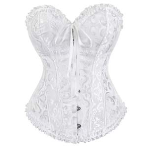 Corsé Moldeador de Mujer Chuangerm en Stock, Top Bustier de Encaje con Lazo, Ajuste Delgado, Reductor de Cintura, Estilo Espina de Pescado, Gran Venta 2025 - Product Image 4