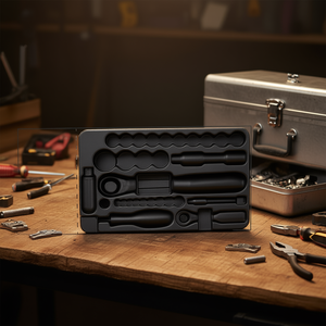 Estuche para almacenamiento de herramientas con inserto moldeado para organizar herramientas y accesorios, diseño compacto de 120 mm de longitud - Product Image 3