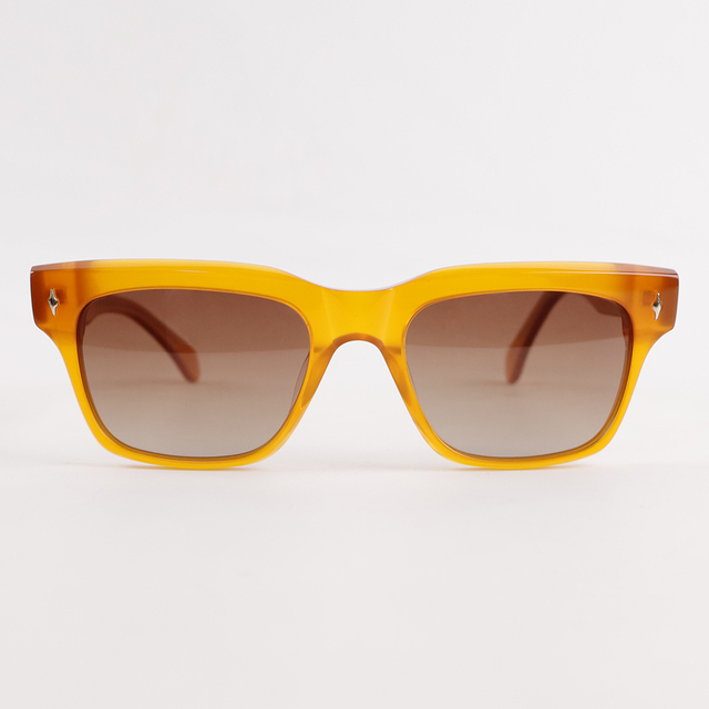 High End Retro Square Polarized Sunglasses Men Women Premium Mazzucchelli Acetate Frame UV Protection Travel Sun Glasses