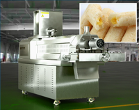 Ligne de production complète d'extrusion de rouleaux de riz, machine de soufflage à double vis pour les snacks Migima