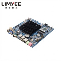 Carte mère de bureau ITX LIMYEE Intel Bay Trail N2840 DDR3L 8 Go USB3.2 VGA EDP/LVDS SATA DC 4PIN pour contrôle industriel et PC de bureau