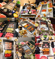 Table de restaurant intégrée Yawei 710 avec barbecue et hot pot, table à manger, chaise, table de barbecue, table de hot pot