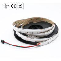 Raymates IP20 Superbrillante SPI Magic RGBCW Color COB, PCB de 15 mm con Control Inteligente, para Decoración del Hogar, Publicidad, Iluminación DIY.