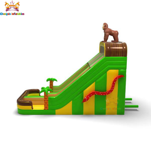 Château gonflable géant en PVC à thème <span class=keywords><strong>de</strong></span> dessin animé pour enfants et toboggan géant pour jardin, couleur et taille personnalisables - Product Image 2