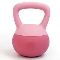 Kettlebell en caoutchouc PVC de haute qualité avec logo personnalisé en gros, équipement de fitness