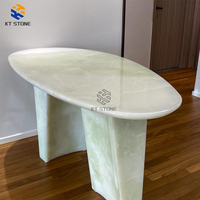 Table basse en marbre noir de luxe, moderne, en pierre naturelle, de haute qualité et durable, pour salon et extérieur, vente en gros KT