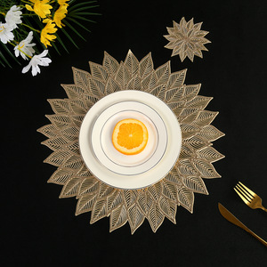 Modern PVC Placemat Decoration Western <strong>Table</strong> Mat Anti-hot Non-slip <strong>Table</strong> <strong>Coaster</strong> Combination Set Decoration Hotel Place Mat - Product Image 5