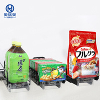 Plateaux de rangement à ressorts réglables en largeur, système de poussée, pousseur de bouteilles de boisson