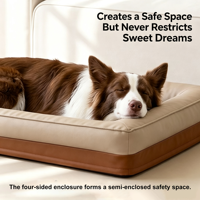 Lit pour chien de type canapé, anti-griffures, imperméable, avec base antidérapante, lavable, personnalisable OEM ODM