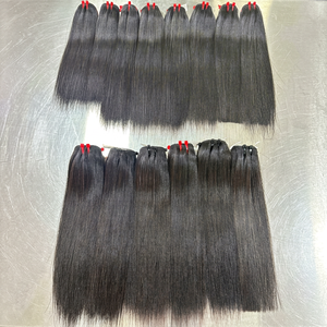 ผมแท้เวียดนาม Ksix Hair Virgin Super Double Drawn แบบเย็บสองชั้น  ตรงธรรมชาติ สีดำ  น้ำหนัก 100 กรัมต่อมัด - Product Image 1