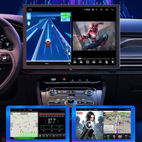 13 "pulgadas 2 Din coche Android Radio Estéreo reproductor de vídeo GPS 2DIN Universal CarPlay Auto Multimedia serie