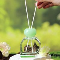 Petit diffuseur d'huiles essentielles en verre coloré portable 80ML avec boîte cadeau