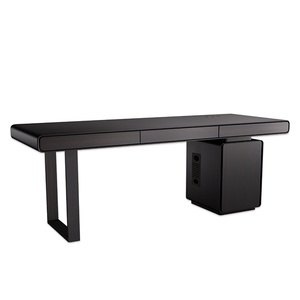 Scrivania in Legno Massello Stile Italiano con Spazio di Archiviazione, <span class=keywords><strong>Tavolo</strong></span> <span class=keywords><strong>da</strong></span> Ufficio Moderno di Lusso per Piccoli Appartamenti e Soggiorni - Product Image 5