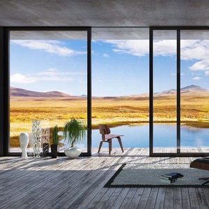 Cửa Sổ Trượt Cửa Sổ Nhôm Mở Cho Cửa Sổ Nhôm Quay Gia Đình Với Thiết Kế Màn Hình - Product Image 1