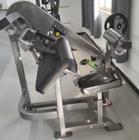 Machine à triceps à charge libre, série trois rails, réglage de la banquette, 5 niveaux de résistance, en acier inoxydable, robuste, usage commercial