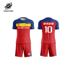 قميص رياضي مخصص بشعار الراعي من البوليستر للأندية وكرة القدم للرجال، ملابس تدريب رياضية سريعة الجفاف وقابلة للتنفس مع اسم اللاعب - Product Image 2