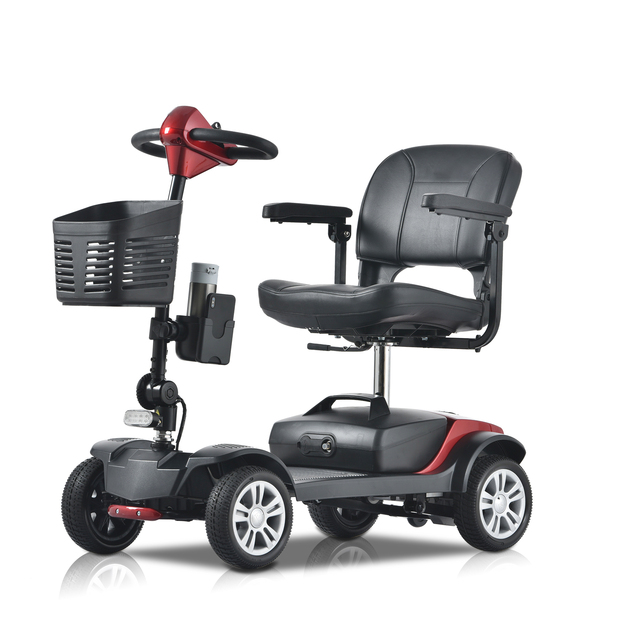 Electric Scooter US Germany Warehouse 300W High Speed Cheap Price Disabled Elderly Senior 4- Wheel Mobility E-scooter