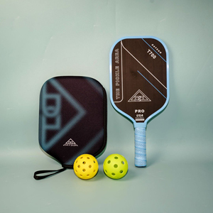 Tùy chỉnh 16mm sợi carbon pickleball mái chèo với lõi tổ ong cắt lạnh cho đào tạo và giải trí - Product Image 3