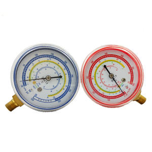 เกจวัดแรงดันน้ำยาแอร์ ขนาด 4 นิ้ว สีแดง <span class=keywords><strong>800psi</strong></span> สำหรับน้ำยา R134a R410A R407C ราคาโรงงาน - Product Image 3