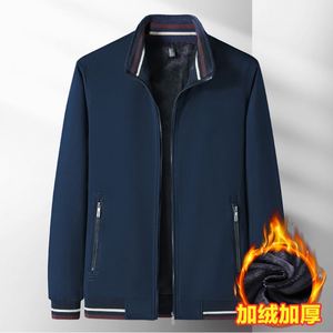 Giacca da Uomo alla Moda con Colletto Rialzato, Chiusura con Cerniera, <span class=keywords><strong>Abbigliamento</strong></span> Casual Trendy <span class=keywords><strong>per</strong></span> <span class=keywords><strong>Giovani</strong></span> e Mezza Età - Product Image 6