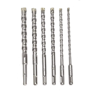 Forets pour marteau perforateur électrique de 210 mm, 5/6/8/10/12/14 mm, <span class=keywords><strong>SDS</strong></span> <span class=keywords><strong>Plus</strong></span>, 16 mm, pointe en forme de croix, fraise à rainures, maçonnerie, béton, roche - Product Image 1